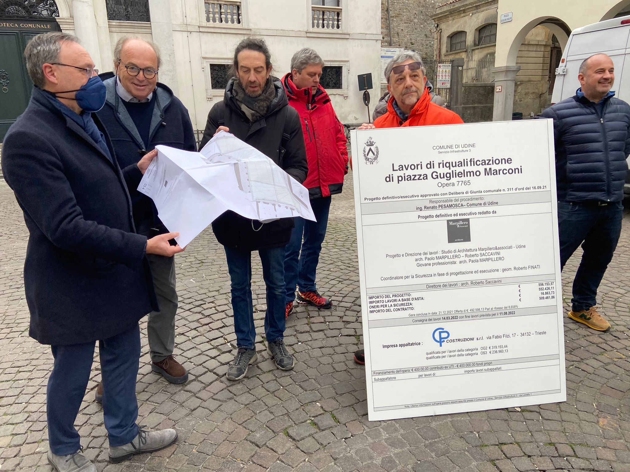 Partono i lavori in piazza Marconi Renderemo il centro ancora più bello