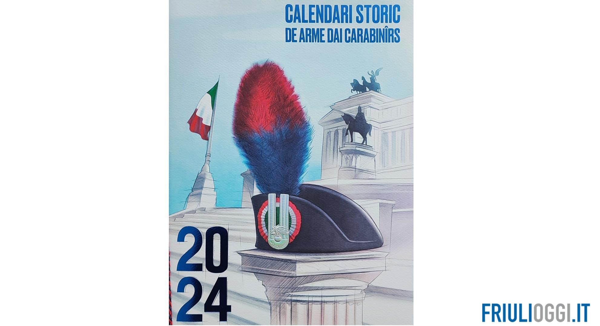 Il Calendario storico dei Carabinieri in lingua friulana - ARLeF